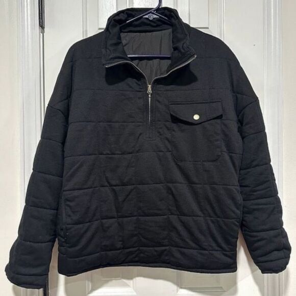 O'Neill Mable Quilted Pullover Jacket - black, medium - Picture 3 of 6